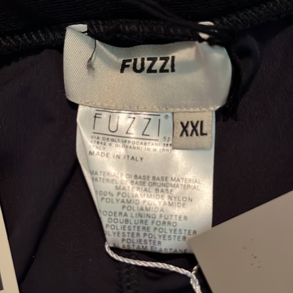 FUZZI Size XXL Sailor Pant 6-Button Pull-On Classic INK Black Stretch $299 NEW - Picture 6 of 13